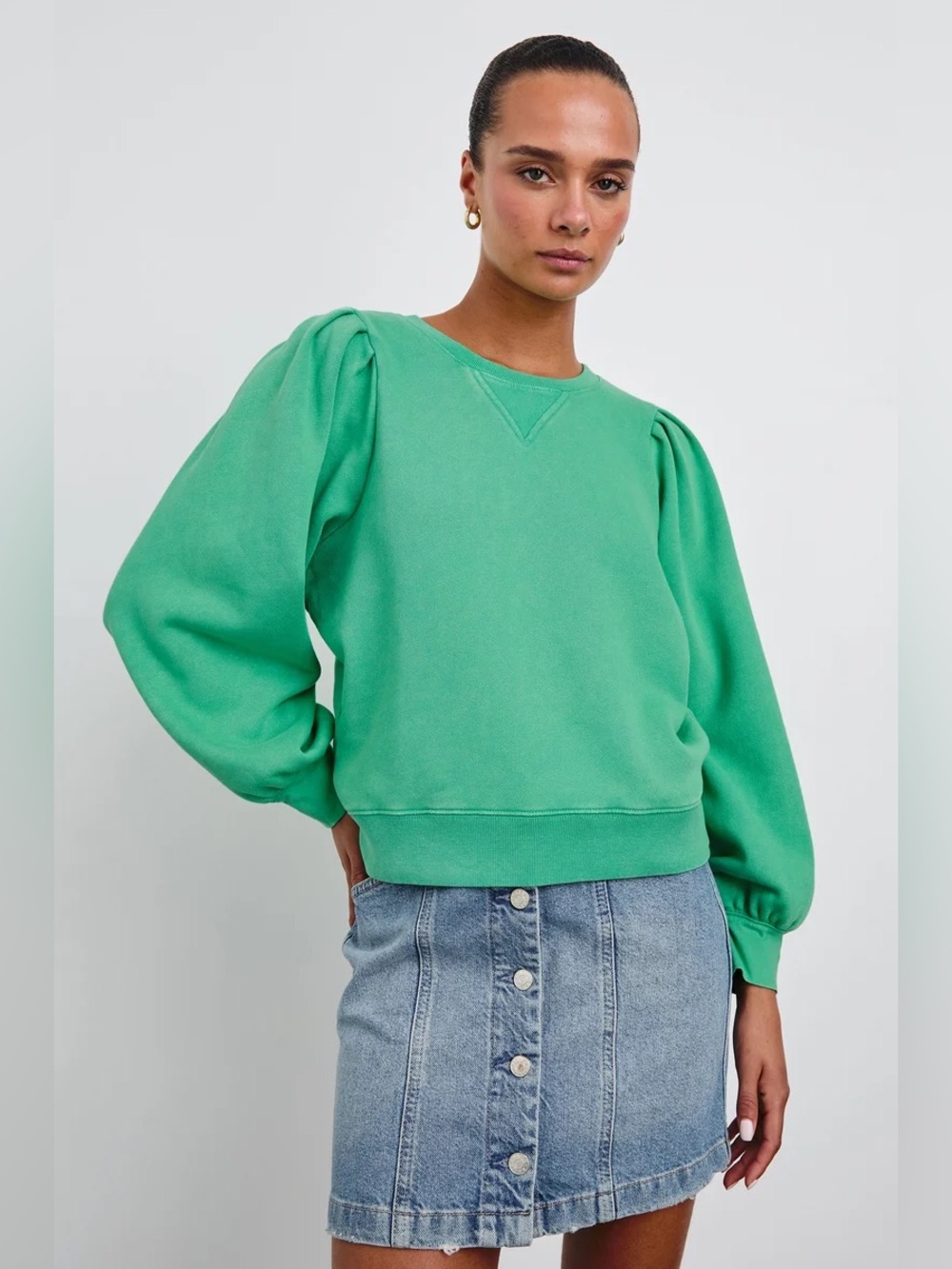 Rails Kelly Green Tiffany Sweatshirt Size M NWOT